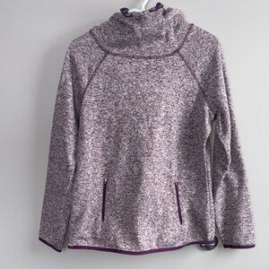 Women's Hyba Purple Heathered Hoodie